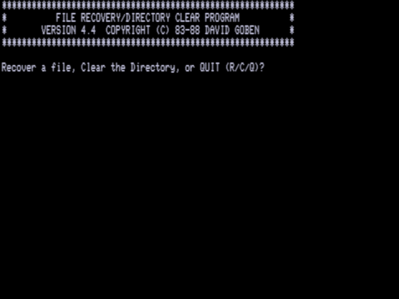 Screen shot